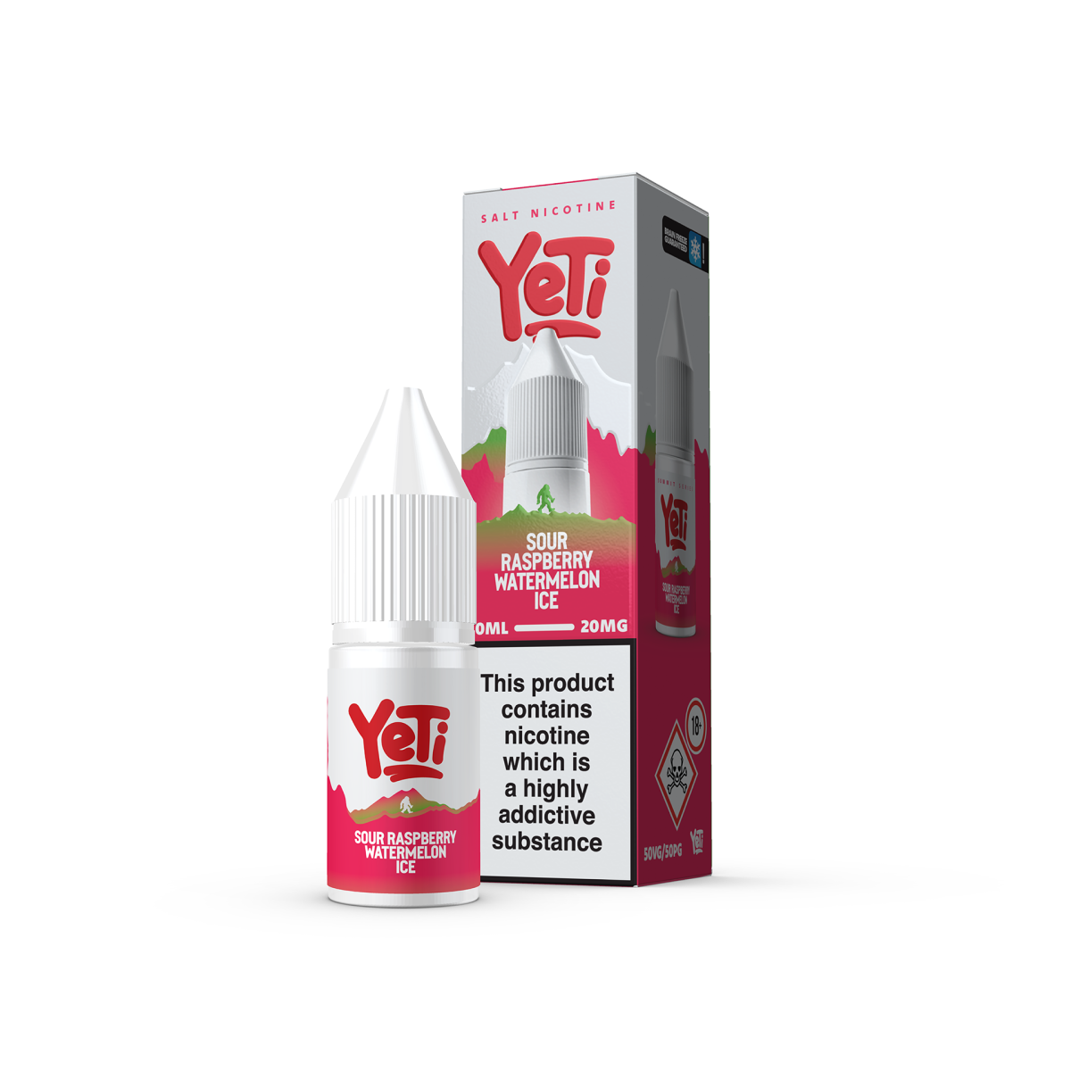 Yeti Summit Series - Sour Raspberry Watermelon Ice - Nic Salt