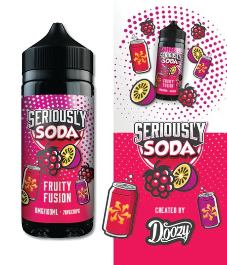 Doozy - Seriously Soda - Fruity Fusion - 100ML - My Vape Store UK