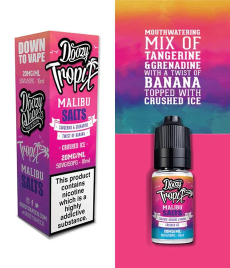 Doozy - Tropix Salts - Malibu - 10ML - My Vape Store UK
