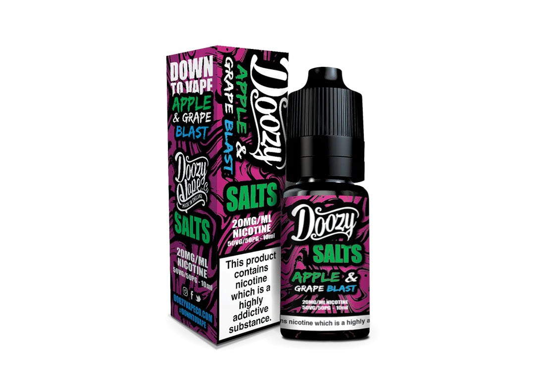 Doozy Salts - Apple & Grape Blast - 10ML - My Vape Store UK