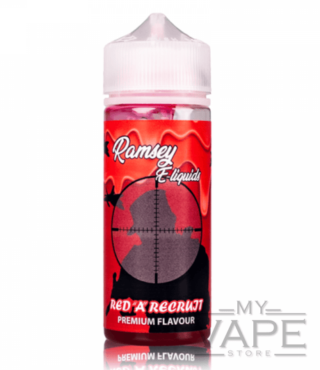 Ramsey E-Liquids - Red 'A' Recruit - 0mg - 100ml - My Vape Store