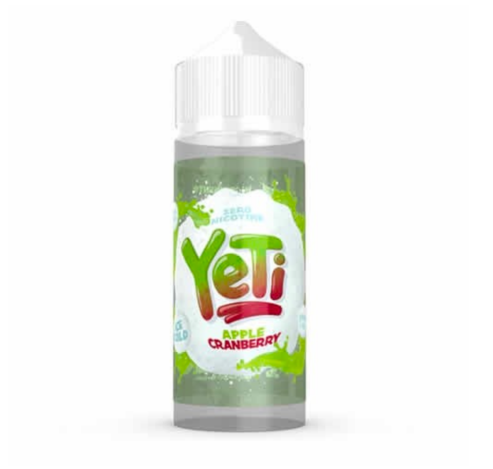 Yeti - Ice Cold - Apple Cranberry - 100ml - 0mg - My Vape Store