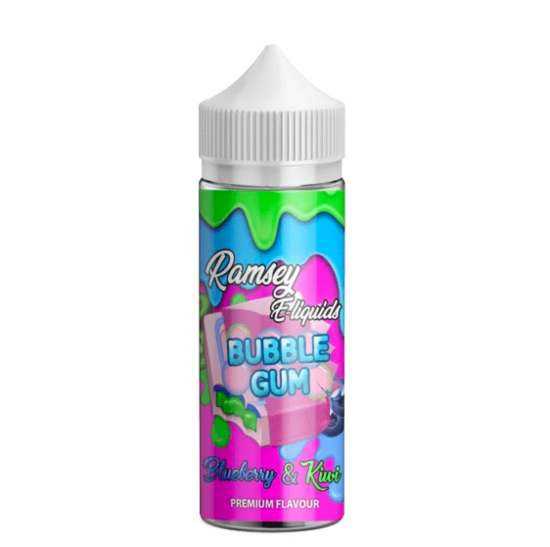 Ramsey - Bubblegum, Blueberry & Kiwi - 100ml - 0mg - My Vape Store