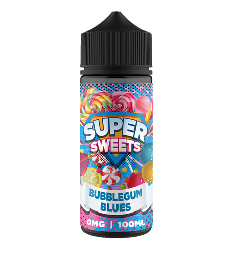 Super Sweets - Bubblegum Blues - 100ml - 0mg - My Vape Store