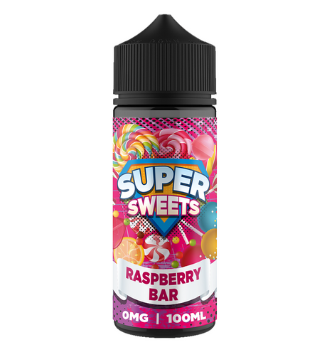 Super Sweets - Raspberry Bar - 100ml - 0mg - My Vape Store