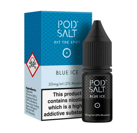 Pod Salt - Blue Ice - Nic Salt - 10ml - My Vape Store UK