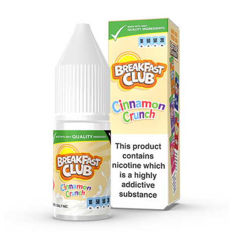 Breakfast Club - Cinnamon Crunch - Nic Salt - 10ml - My Vape Store UK
