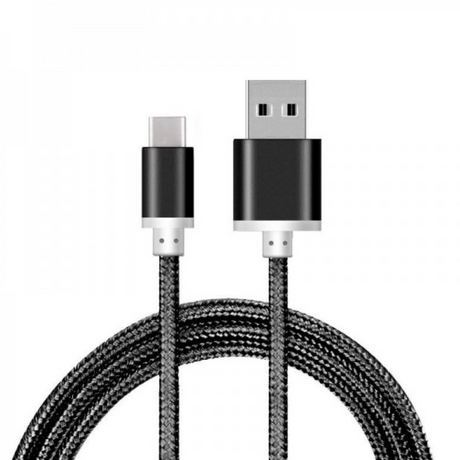 USB C Cable - Braided - 1 Meter - My Vape Store UK