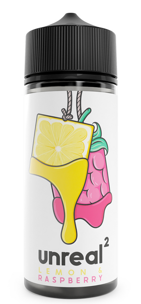 Unreal ² - Lemon & Raspberry - 100ml Shortfill - My Vape Store UK