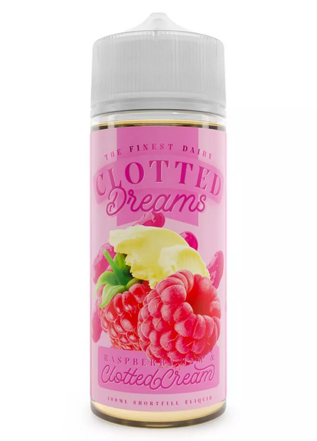 Clotted Dreams - Raspberry Jam & Clotted Cream - 100ml - 0mg - My Vape Store UK