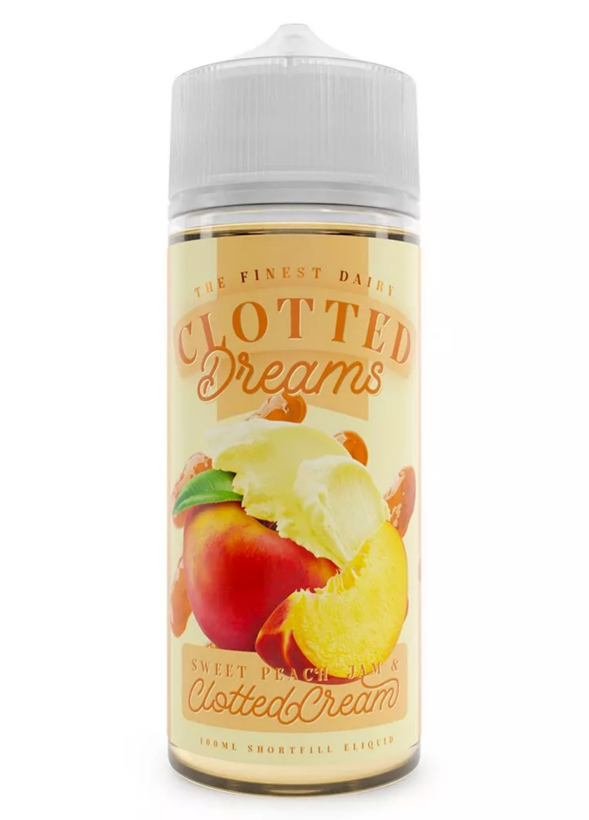 Clotted Dreams - Sweet Peach Jam & Clotted Cream - 100ml - 0mg - My Vape Store UK
