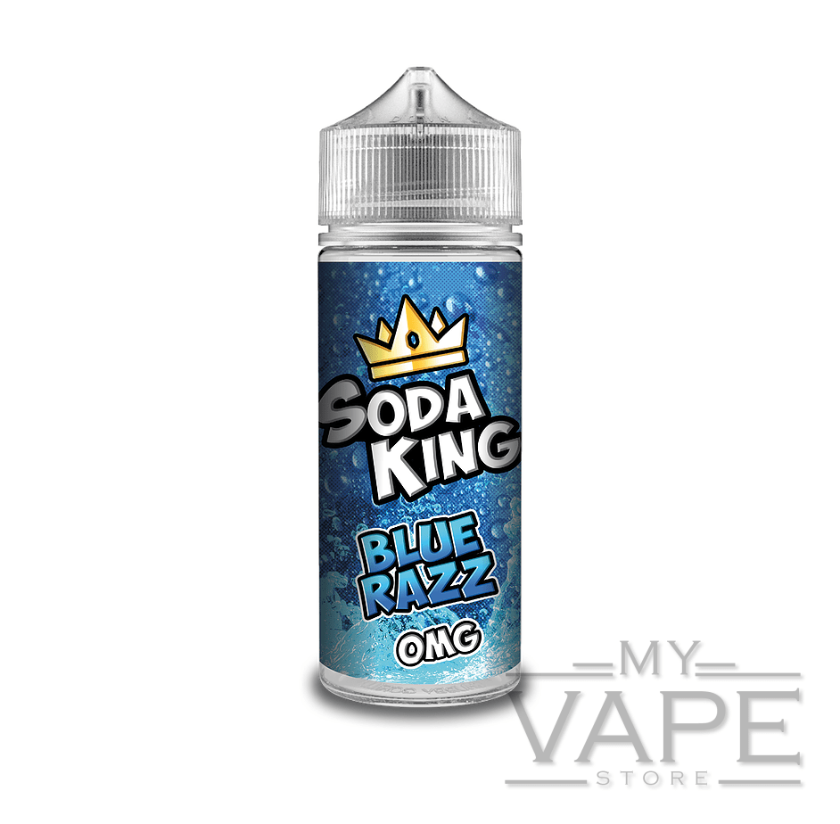 Soda King - Blue Razz - 100ml Shortfill - 0mg - My Vape Store