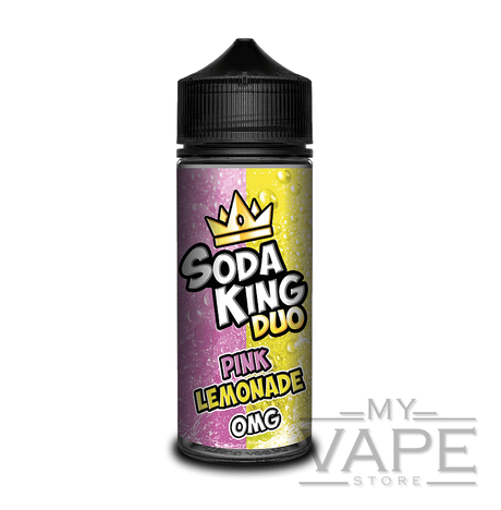 Soda King - Duo - Pink Lemonade - 100ml Shortfill - 0mg - My Vape Store