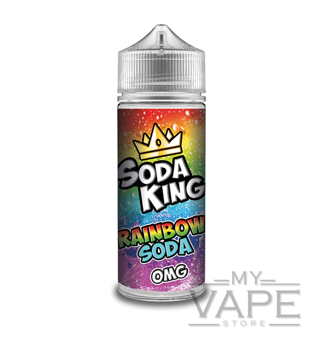 Soda King - Rainbow Soda - 100ml Shortfill - 0mg - My Vape Store