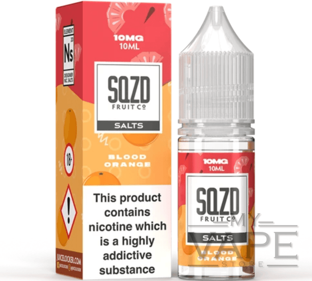 SQZD - Blood Orange - Nic Salt - 10ml - My Vape Store