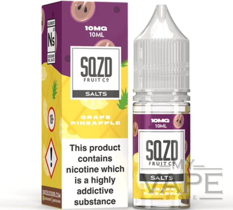 SQZD - Grape Pineapple - Nic Salt - 10ml - My Vape Store