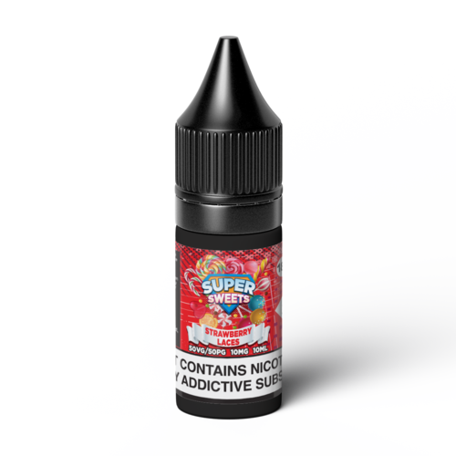 strawberry laces vape juice Super Sweets - Strawberry Laces - Nic Salt
