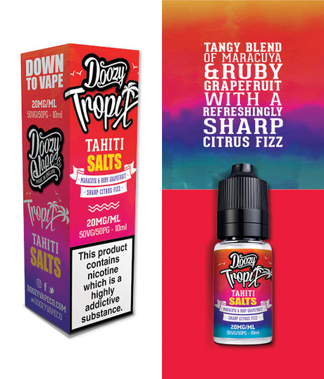 Doozy - Tropix Salts - Tropix - Tahiti - 10ML - My Vape Store UK