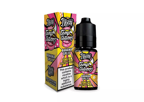 Doozy Temptation - Banana Split - Salts - 10ML - My Vape Store UK