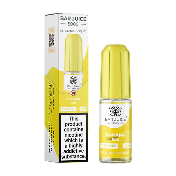 Bar Juice 5000 - Banana Ice - Nic Salt - 10ml - My Vape Store UK