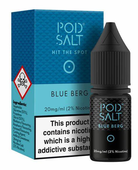 Pod Salt - Blue Berg - Nic Salt - 10ml - My Vape Store UK