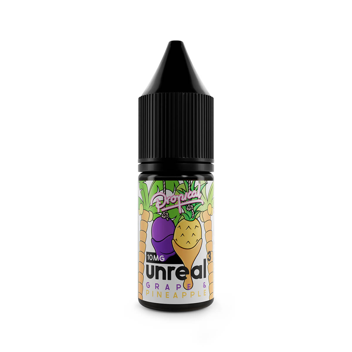 Unreal 3 - Grape & Pineapple - Salts - 10ML - My Vape Store UK