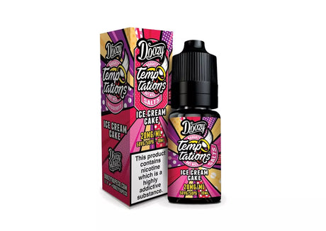 Doozy Temptations - Ice Cream Cake - Salts - 10ML - My Vape Store UK