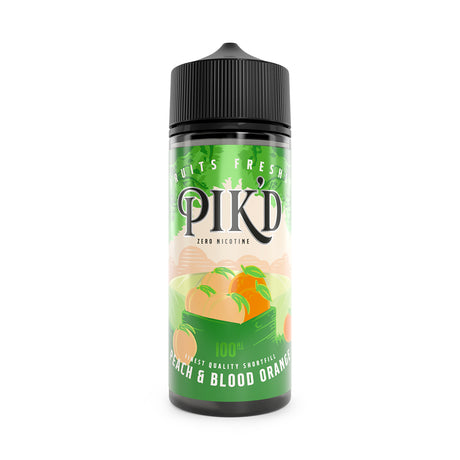 PIK'D - Peach & Blood Orange - 100ml - 0mg - My Vape Store UK