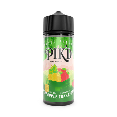 PIK'D - Pineapple & Cranberry - 100ml - 0mg - My Vape Store UK