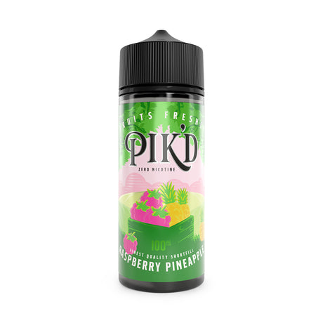 PIK'D - Raspberry & Pineapple - 100ml - 0mg - My Vape Store UK