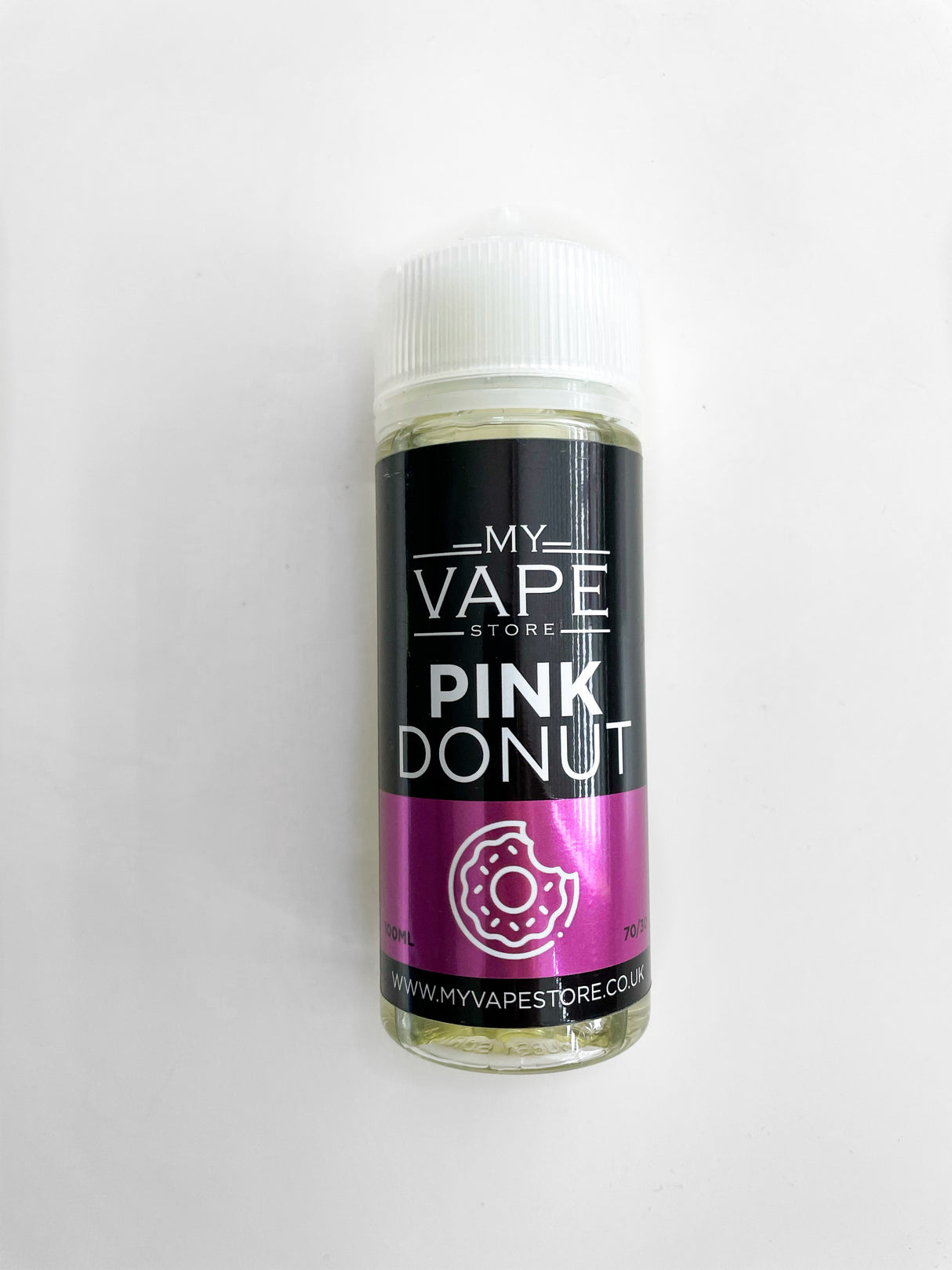 MVS E Liquid -  Pink Donut - 100ml - My Vape Store UK