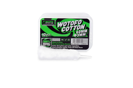 Wotofo - Agleted Organic Cotton - My Vape Store