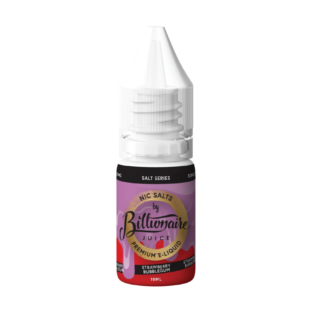 Billionaire Juice - Strawberry Bubblegum - Nic Salt - 10ml - My Vape Store