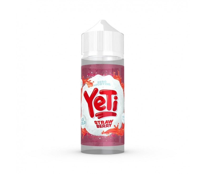 Yeti - Ice Cold - Strawberry - 100ml - 0mg - My Vape Store